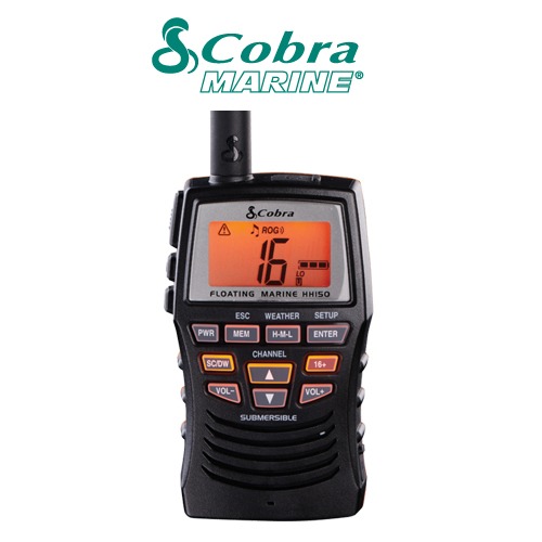 [MR HH150] 코브라 마린 VHF 라디오/ 해상 안전 구조 채널 구비/ 해상용 무선 송수신기/ VHF 무전기 3W